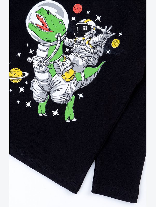 Хлопковый лонгслив для мальчика Bonito