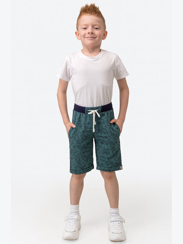 Шорты для мальчика из футера двухнитки Bonito