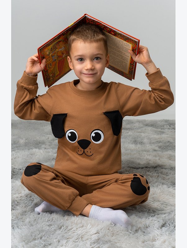 Хлопковая пижама для мальчика Bonito