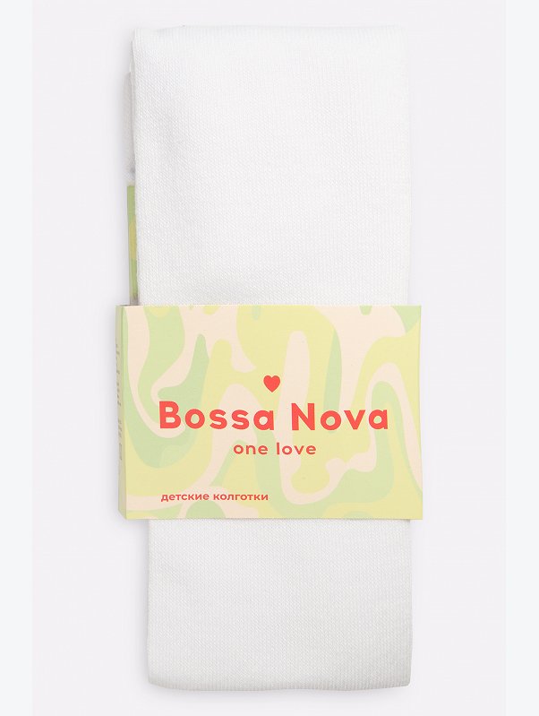 Матовые колготки для девочки с добавлением хлопка Bossa Nova