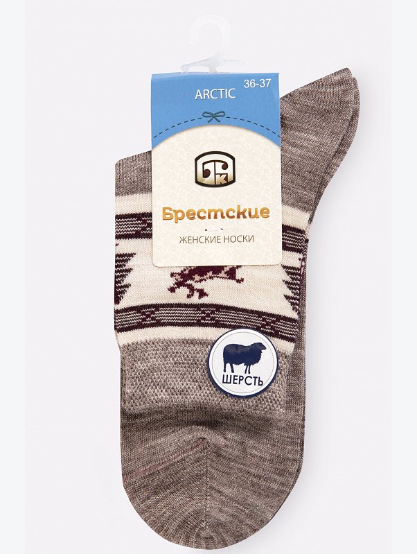 Женские шерстянные носки Брестские