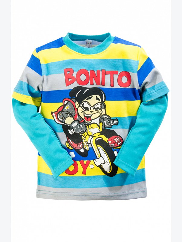 Лонгслив для мальчика Bonito