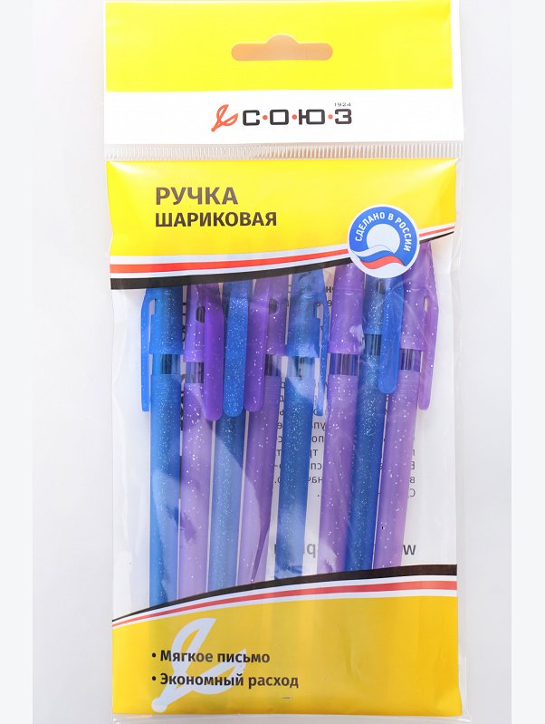 Набор шариковых ручек 8 шт. СОЮЗ