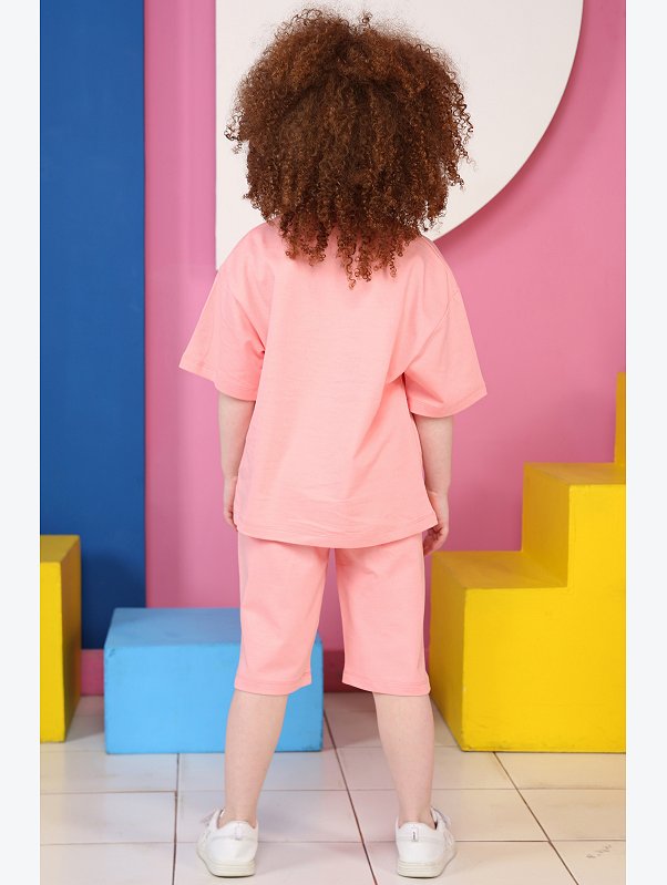 Костюм из футера двухнитки для девочки Baby Style