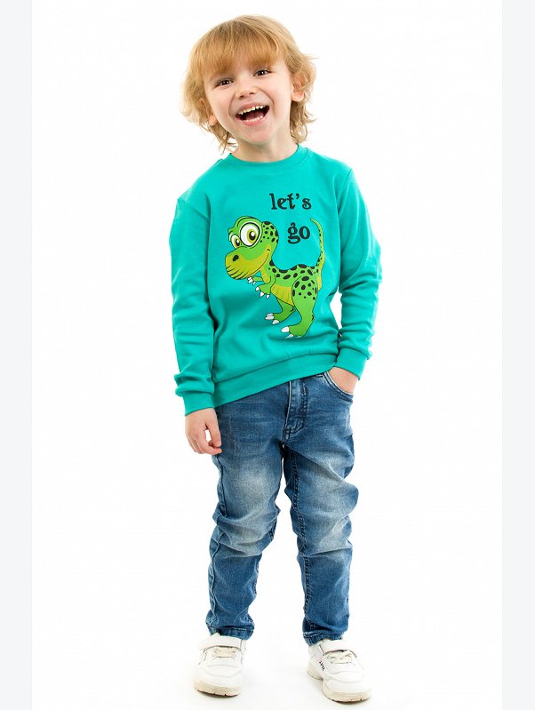 Свитшот из интерлока для мальчика Baby Style