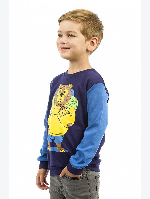 Свитшот из интерлока для мальчика Baby Style
