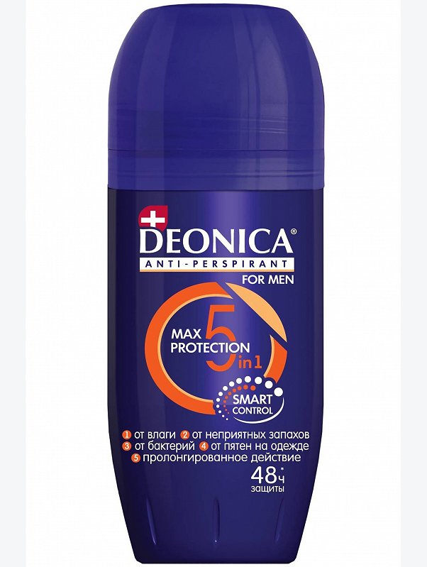 Антиперспирант-ролик FOR MEN Max-Protection 5в1 50 мл Deonica