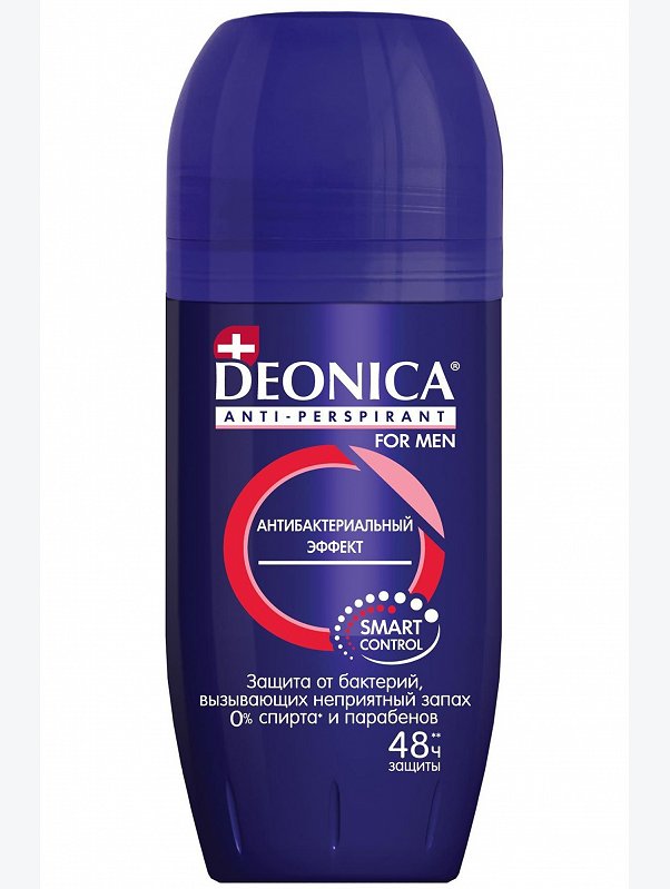Антиперспирант-ролик FOR MEN антибактериальный эффект 50 мл Deonica