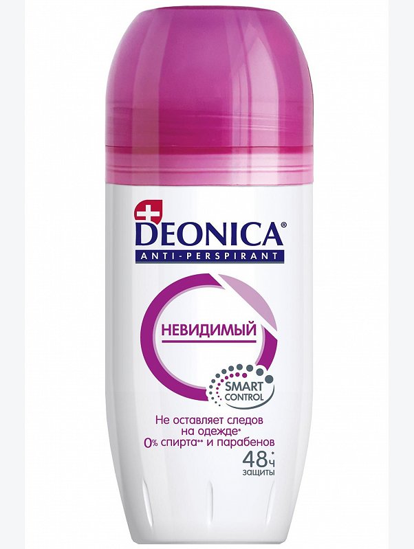 Антиперспирант-ролик Невидимый 50 мл Deonica