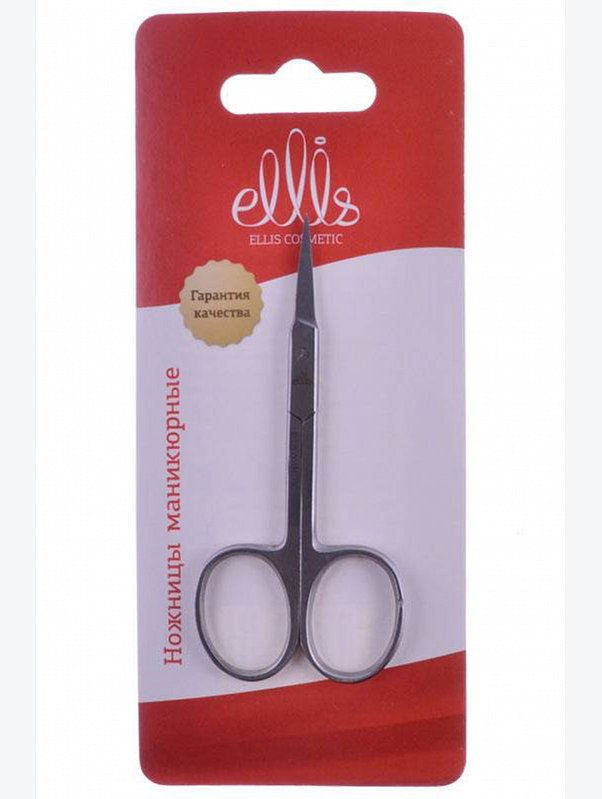 Ножницы маникюрные прямые Ellis Cosmetic