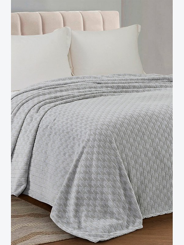Плед из жаккардового велсофта VV Viola Home collection
