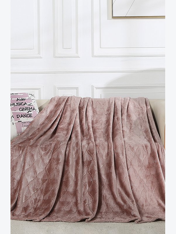 Плед из жаккардового велсофта VV Viola Home collection