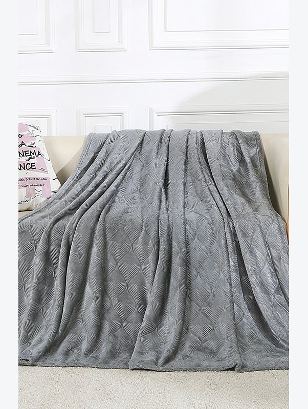 Плед из жаккардового велсофта VV Viola Home collection