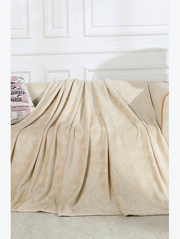 Плед из жаккардового велсофта VV Viola Home collection