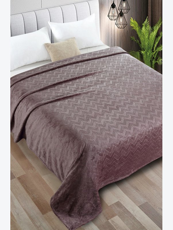 Плед из жаккардового велсофта VV Viola Home collection