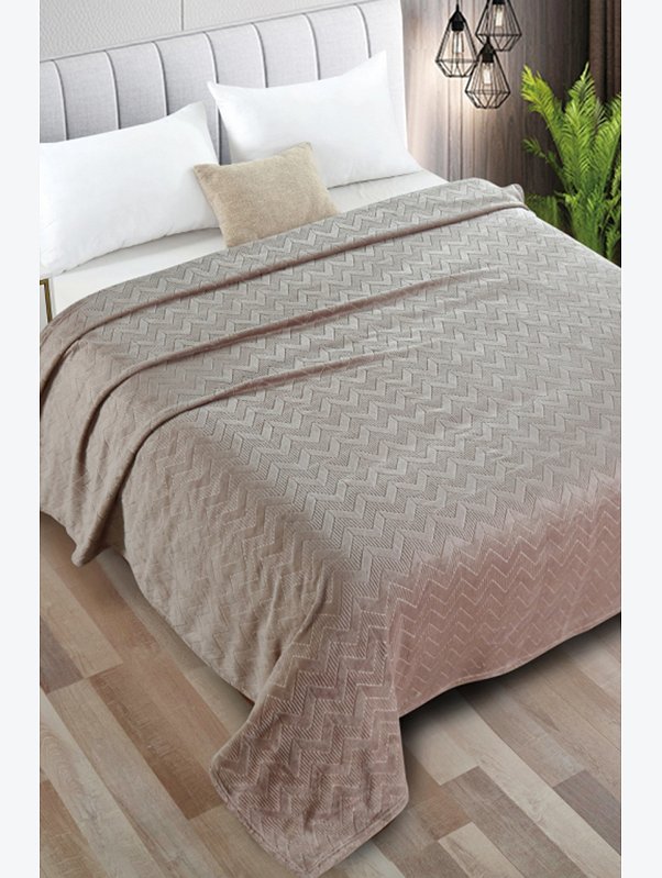 Плед из жаккардового велсофта VV Viola Home collection