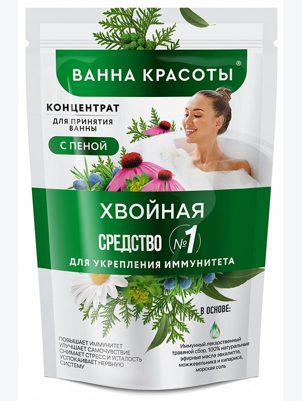 Концентрат для принятия ванны с пеной хвойная 250 мл Fito косметик