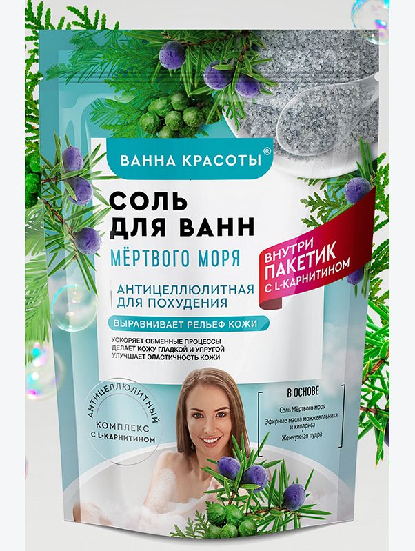 Соль для ванн Мертвого моря 500 гр Fito косметик