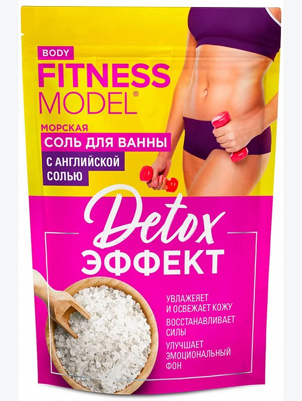 Соль для ванны морская Detox-эффект 500 г Fito косметик