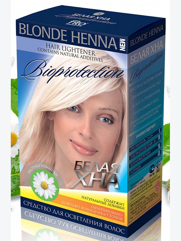 Белая хна Bioprotection 70 гр Fito косметик