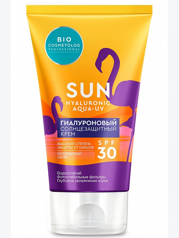 Гиалуроновый солнцезащитный крем SPF 30 150 мл Fito косметик