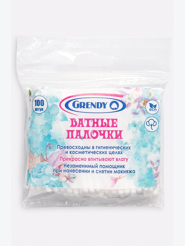 Ватные палочки 100 шт. Grendy