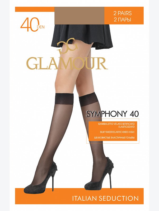 Гольфы 2 пары 40 Glamour