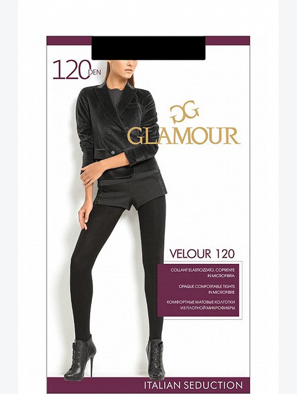 Женские плотные колготки 120 ден Glamour