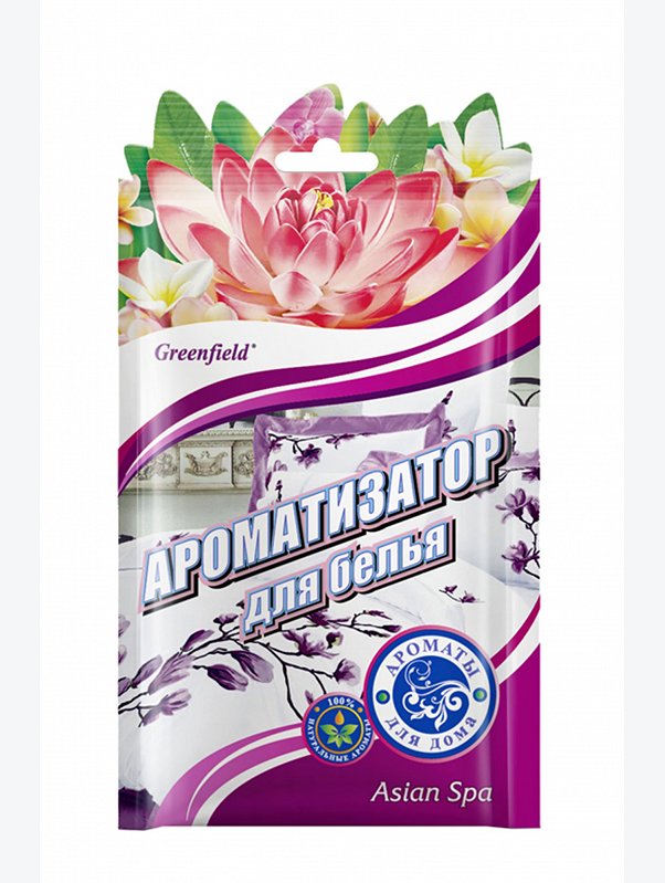 Ароматизатор для белья Asian spa 15 г Greenfield