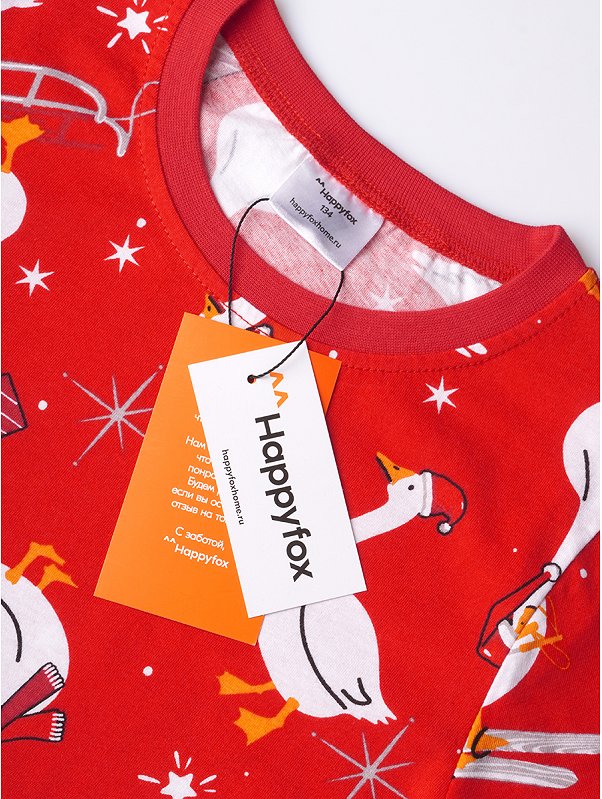 Детская новогодняя пижама Happyfox