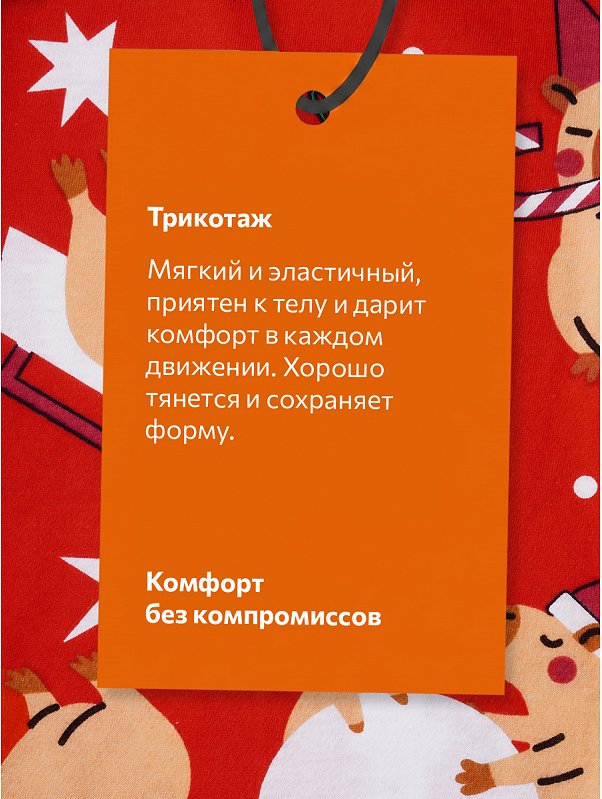 Детская новогодняя пижама Happyfox