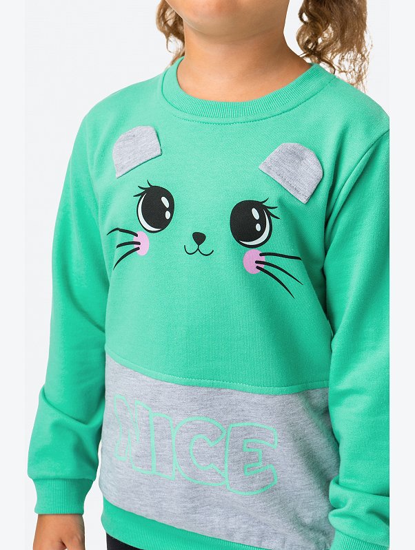 Костюм для девочки из футера Happyfox