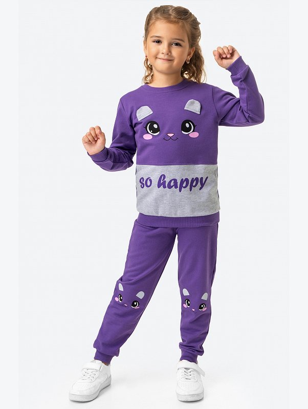 Костюм для девочки из футера Happyfox