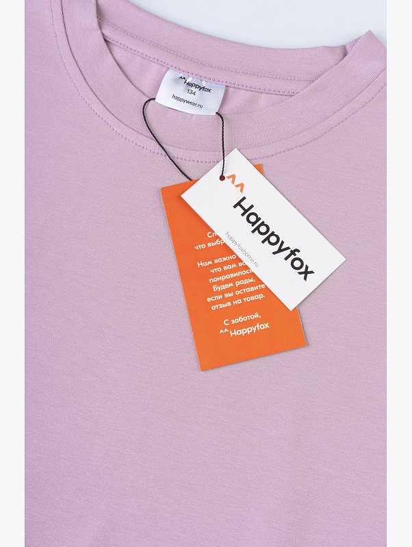 Футболка с бахромой для девочки Happyfox