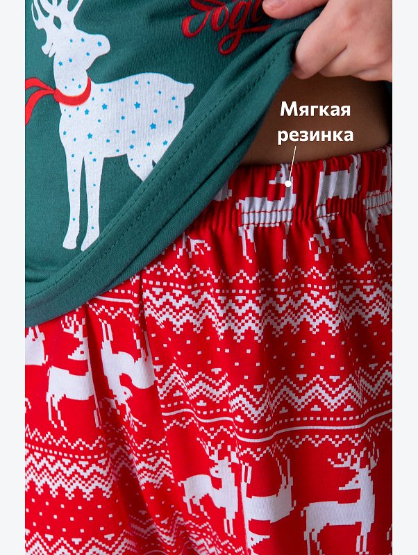 Детская новогодняя пижама Happyfox