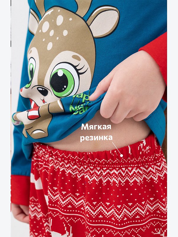 Детская новогодняя пижама Happyfox
