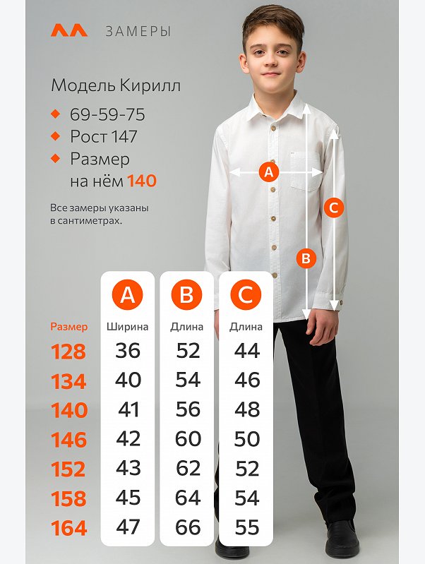 Рубашка для мальчика с длинным рукавом Happyfox