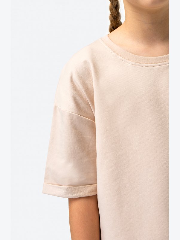 Летний костюм из футера для девочки Happyfox