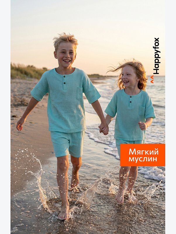 Костюм детский из муслина Happyfox