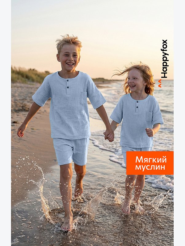 Костюм детский из муслина Happyfox