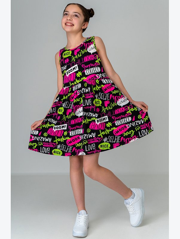 Летнее платье из бамбука для девочки Happyfox