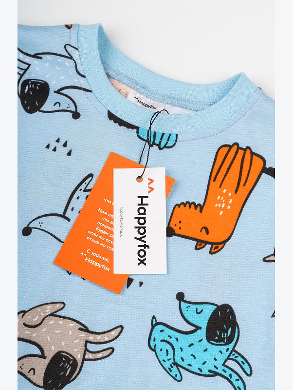 Хлопковая пижама для мальчика Happyfox