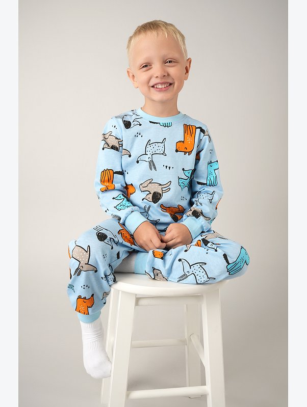 Хлопковая пижама для мальчика Happyfox