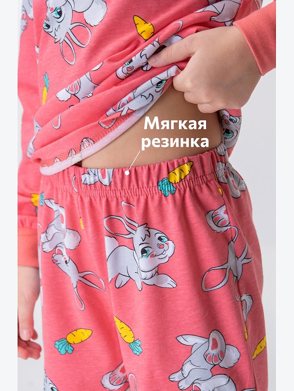 Хлопковая пижама для девочки Happyfox
