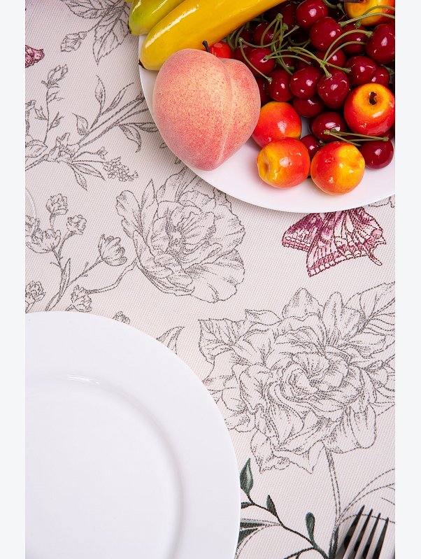 Дорожка на стол из рогожки 145Х45 Happy Fox Home