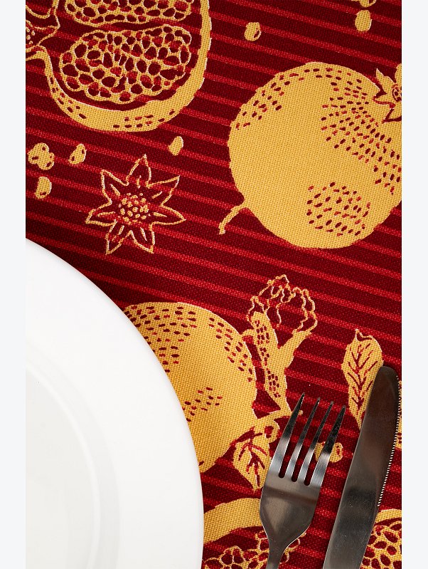 Дорожка на стол из рогожки 145Х45 Happy Fox Home