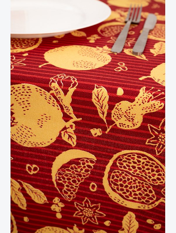 Дорожка на стол из рогожки 145Х45 Happy Fox Home