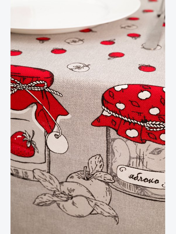 Дорожка на стол из рогожки 145Х45 Happy Fox Home