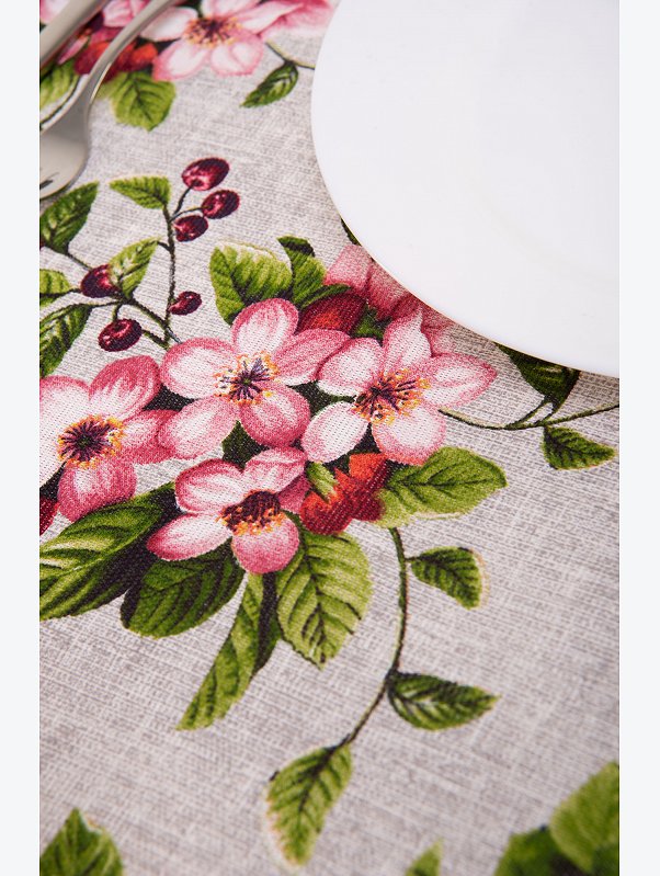 Дорожка на стол из рогожки 145Х45 Happy Fox Home