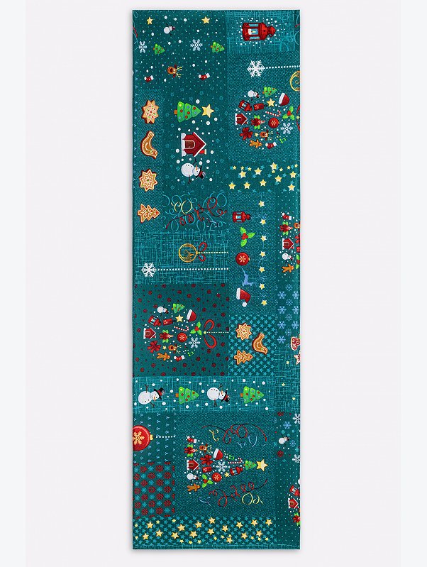 Дорожка на стол из рогожки 145x45 Happy Fox Home